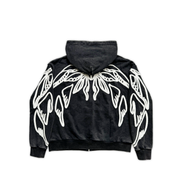Noir 'Seraph' Zip Hoodie