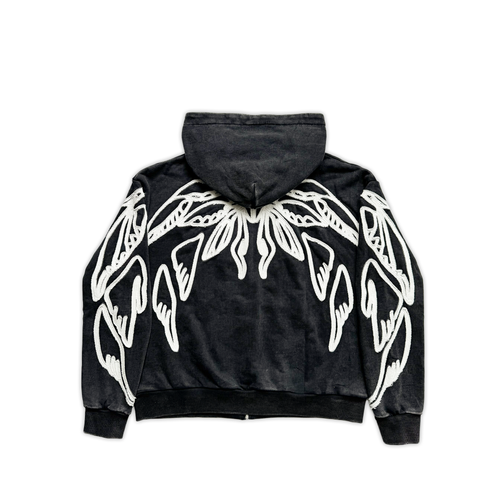 Noir 'Seraph' Zip Hoodie