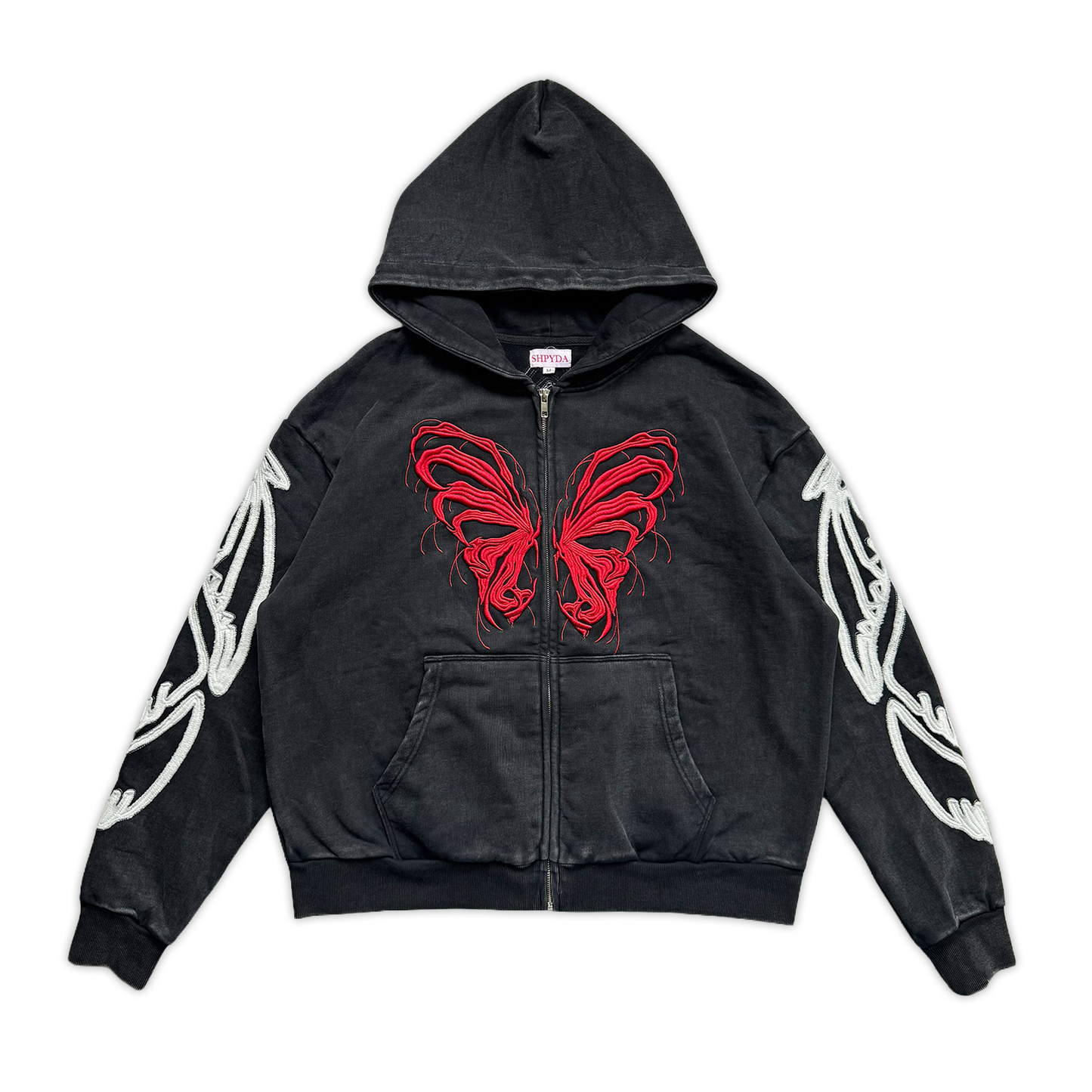 Noir 'Seraph' Zip Hoodie