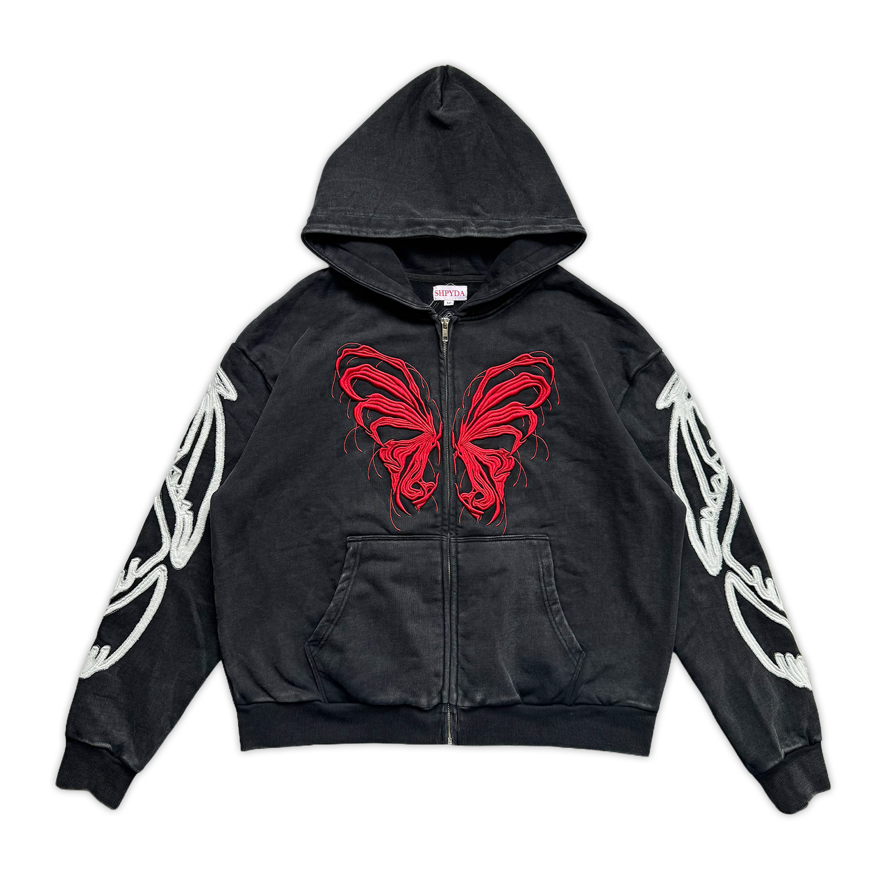 Noir 'Seraph' Zip Hoodie